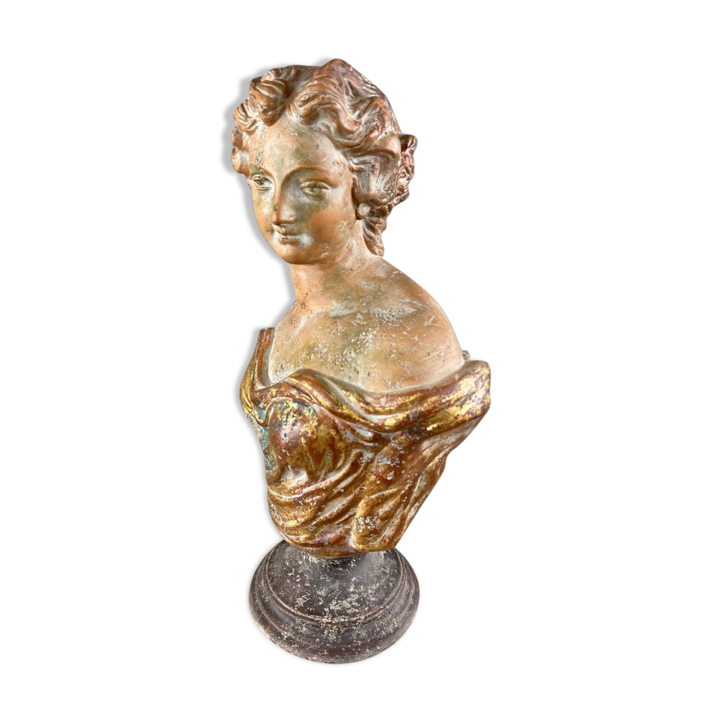 Terracotta Female Bust, Italy, 20th Century