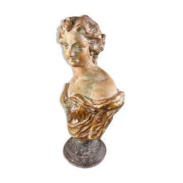 Terracotta Female Bust, Italy, 20th Century