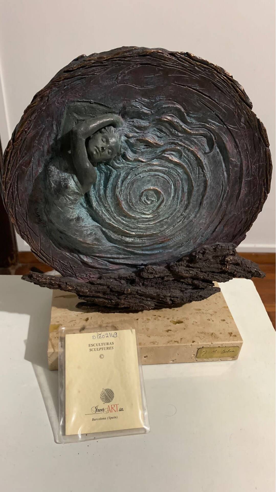 Sculpture femme rond IM Belsa amanecer 82/2500