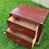 Navy dresser, solid mahogany, National Airy, with handles