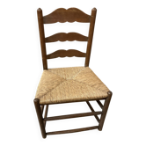 Ancienne chaise en rotin