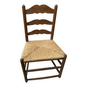 Old rattan chair