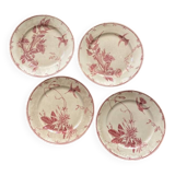 Assiette à dessert Gien x4