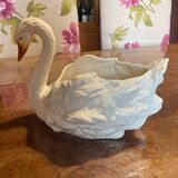 Cache-pot en barbotine cygne