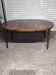 Vintage Scandinavian table in rosewood from the 1960s.