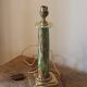 Lamp foot marble and bronze old 19th century