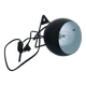 Table lamp/black spot wall light with vintage switch