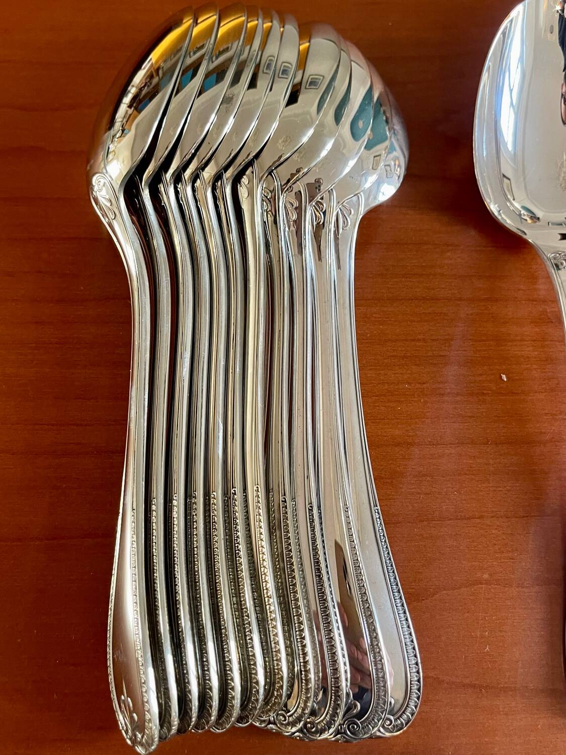 Christofle Malmaison cutlery set, new condition, 37 pieces