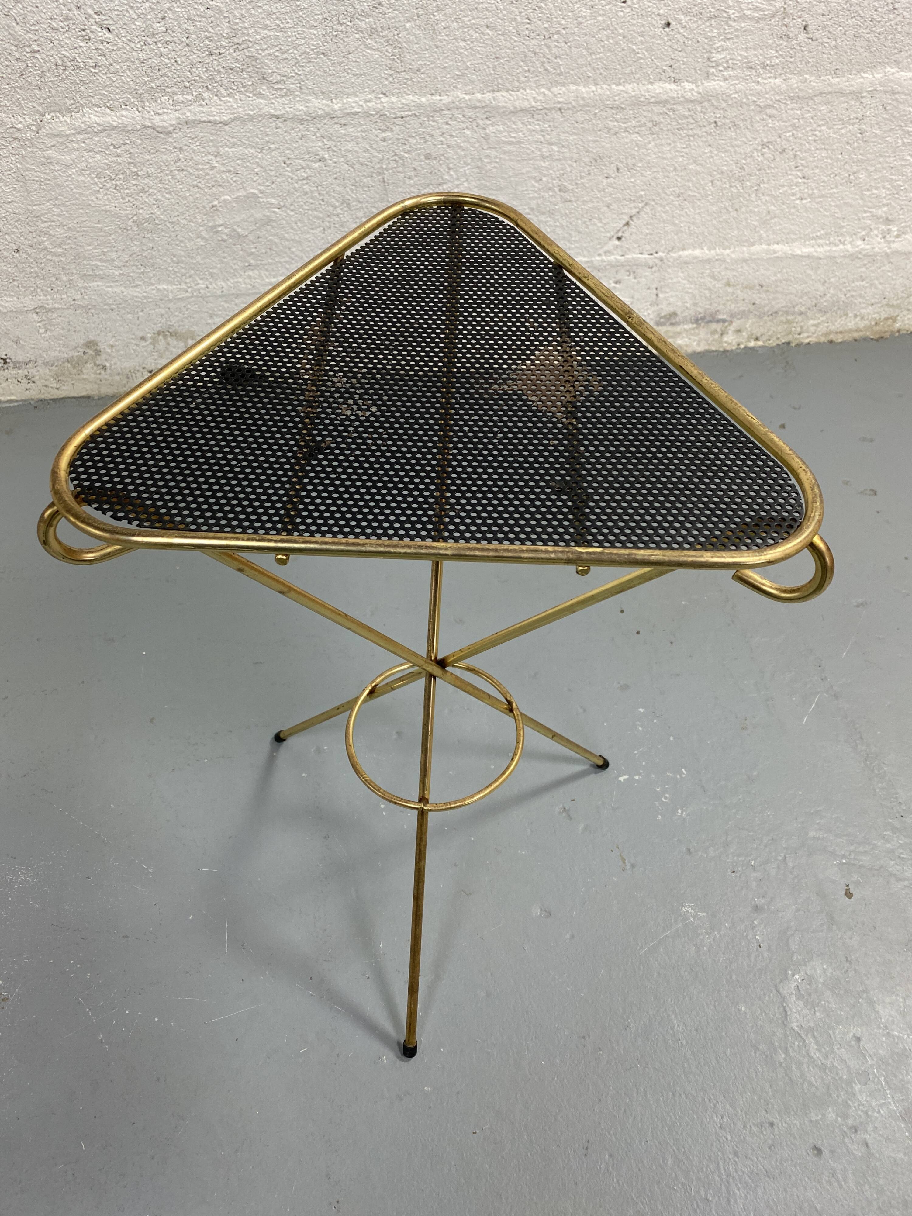 Sellette tripode en laiton années 50/60