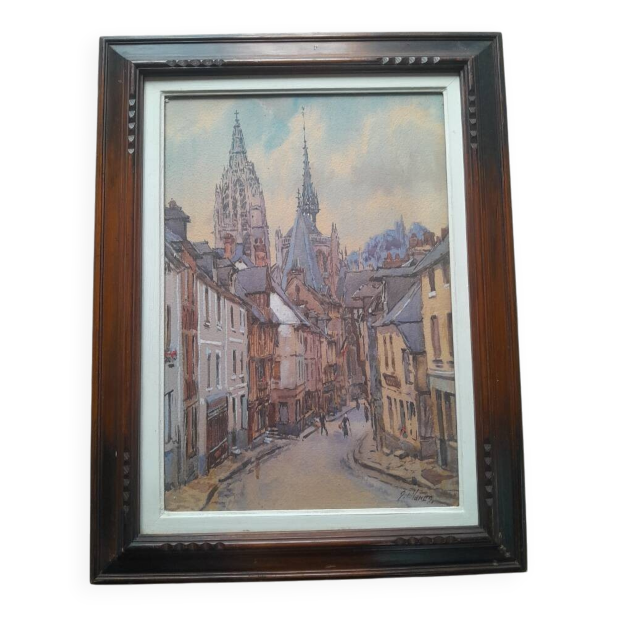 Aquarelle de Rouen