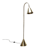 Mid-century brass floor lamp by Jacques Adnet for Valenti, Spain, 1960s.