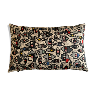 Ancient silk cushion Japan 1930