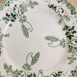 4 dessert plates Modern Style St Amand iron land