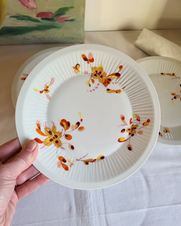 6 Assiettes à Dessert en Porcelaine Haviland France Limoges