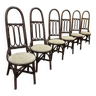 6 rattan chairs