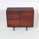 Meuble Gianfranco Frattini modèle 504 en palissandre Bernini Italie 1960