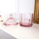 Candy pot in vintage purple glass