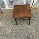 Rattan side table
