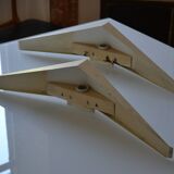 Pair of modernist reconstruction wall lamps