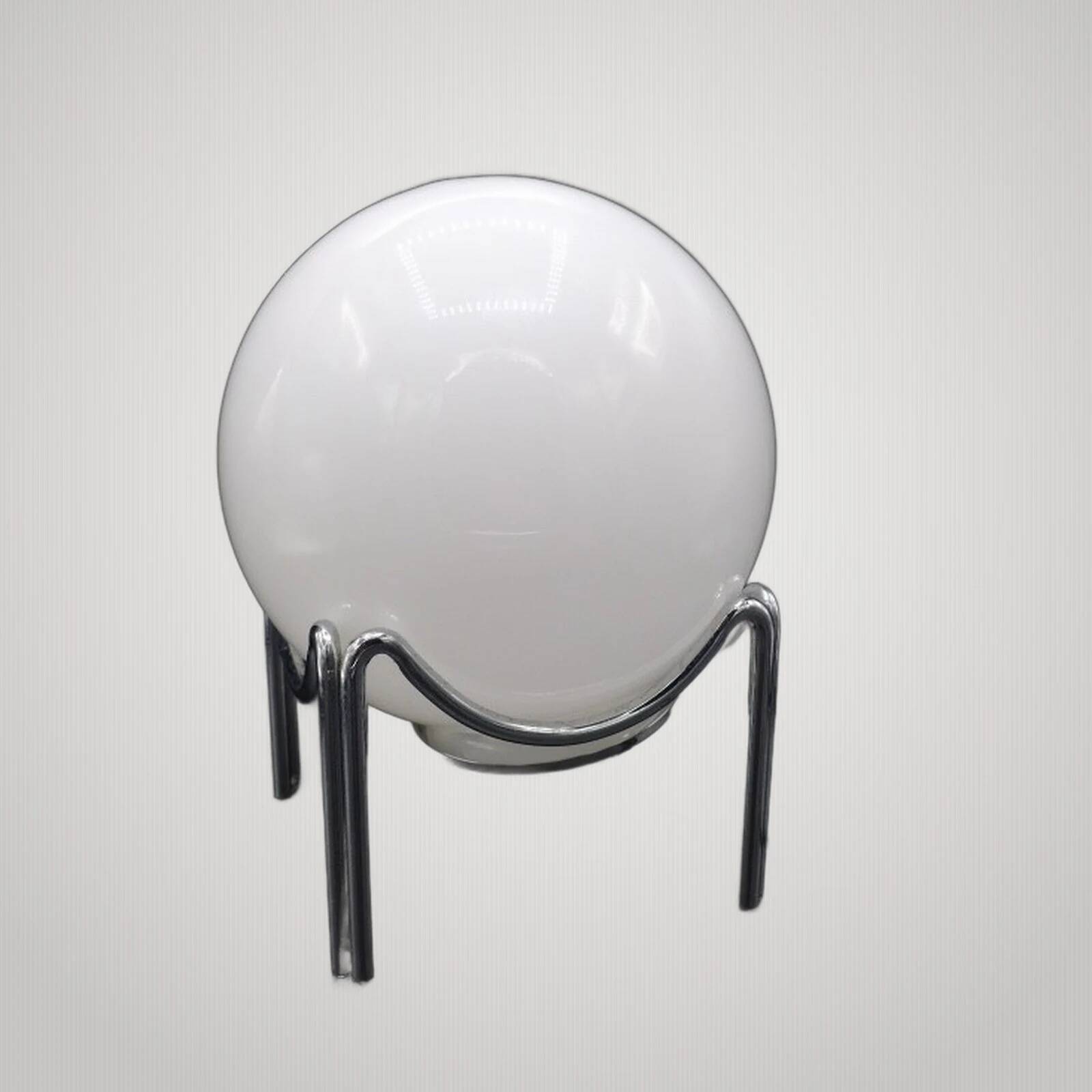 SPACE AGE LAMP DESIGN 70s STEEL OPALINE DLG RAAK RARE