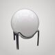 SPACE AGE LAMP DESIGN 70s STEEL OPALINE DLG RAAK RARE