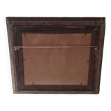 Old painting on cardboard still life