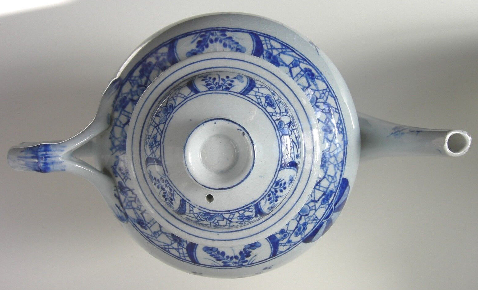 Rare teapot art nouveau 1880 creil montereau model japan