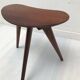 Vintage tripody tabout shape triangle annee 60