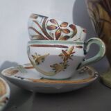 Keraluc Quimper cup and saucer duo