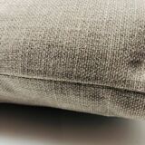 Rectangular cushion, cover and insert. Grey, Champagne. Layla model.