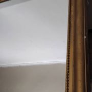 Ancien miroir en bois et plâtre 69x93cm