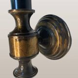 Lámpara de pared vintage de latón dorado, años 60