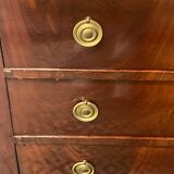 Empire chest of drawers, early 19th century period in mahogany veneer