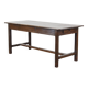 Early 19th-Century French Oak Dining Table with One Drawer