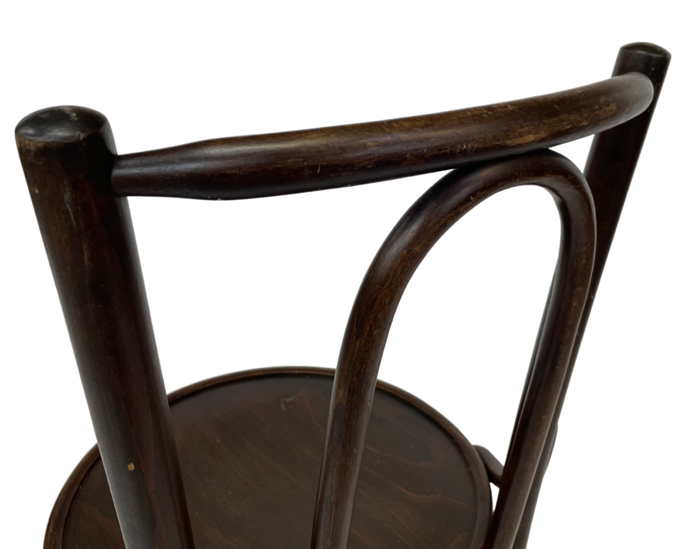 Set of four vintage bistro chairs 50