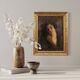 19th century Italian Impressionist female portrait painting