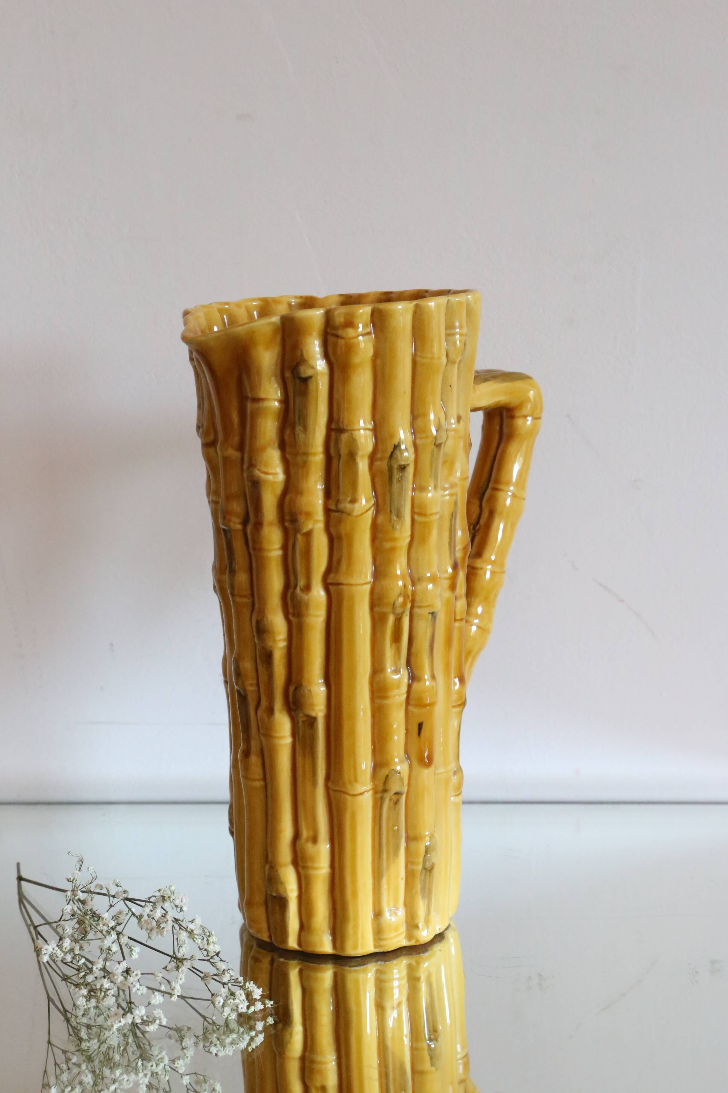 Large ceramic pitcher Vallauris
