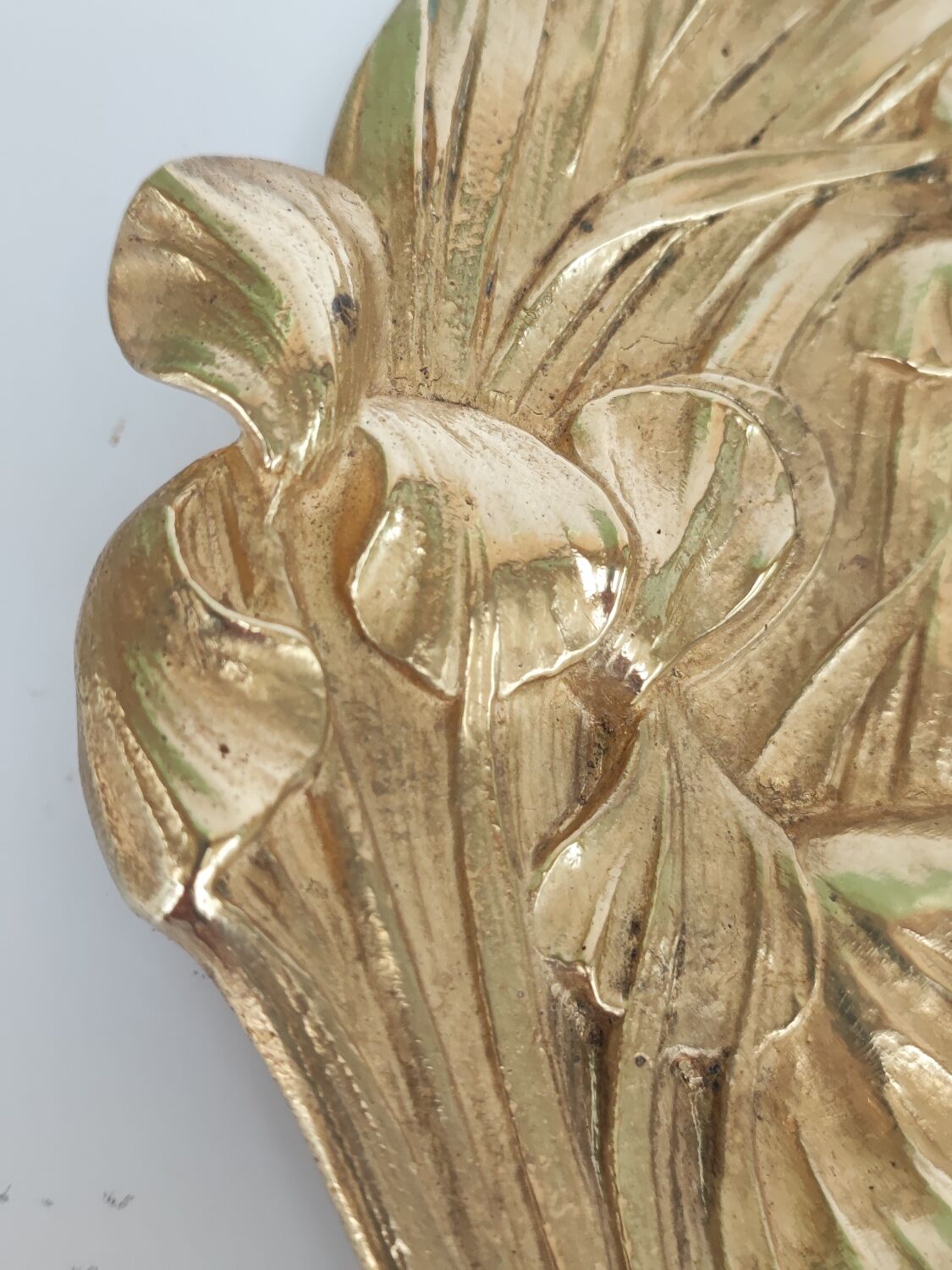 Art nouveau bronze vide-poches dish by Pierre Léon Dusouchet