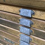 Double oak printer furniture from the 1930s