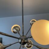 Vintage trumpet chandelier from the 70s