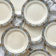 10 flat ironware plates “Lamartine” Salins