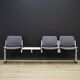 Grey aluminium bench, Danish design, 1960s, production: Denmark