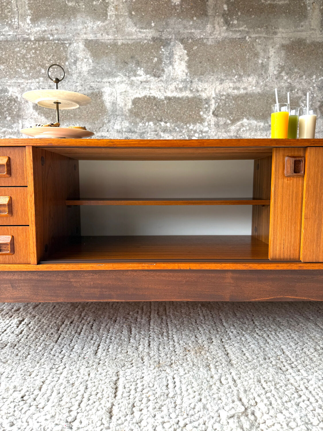Scandinavian teak sideboard, 1970.
