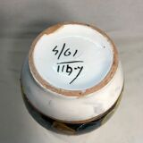 Vase ancien céramique émaillée