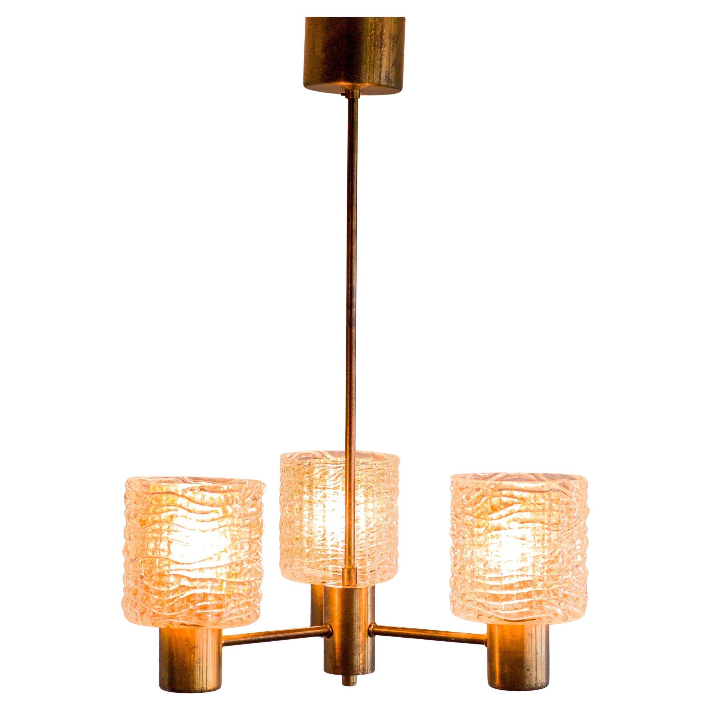 Modern mid-century chandelier by Carl Fagerlund