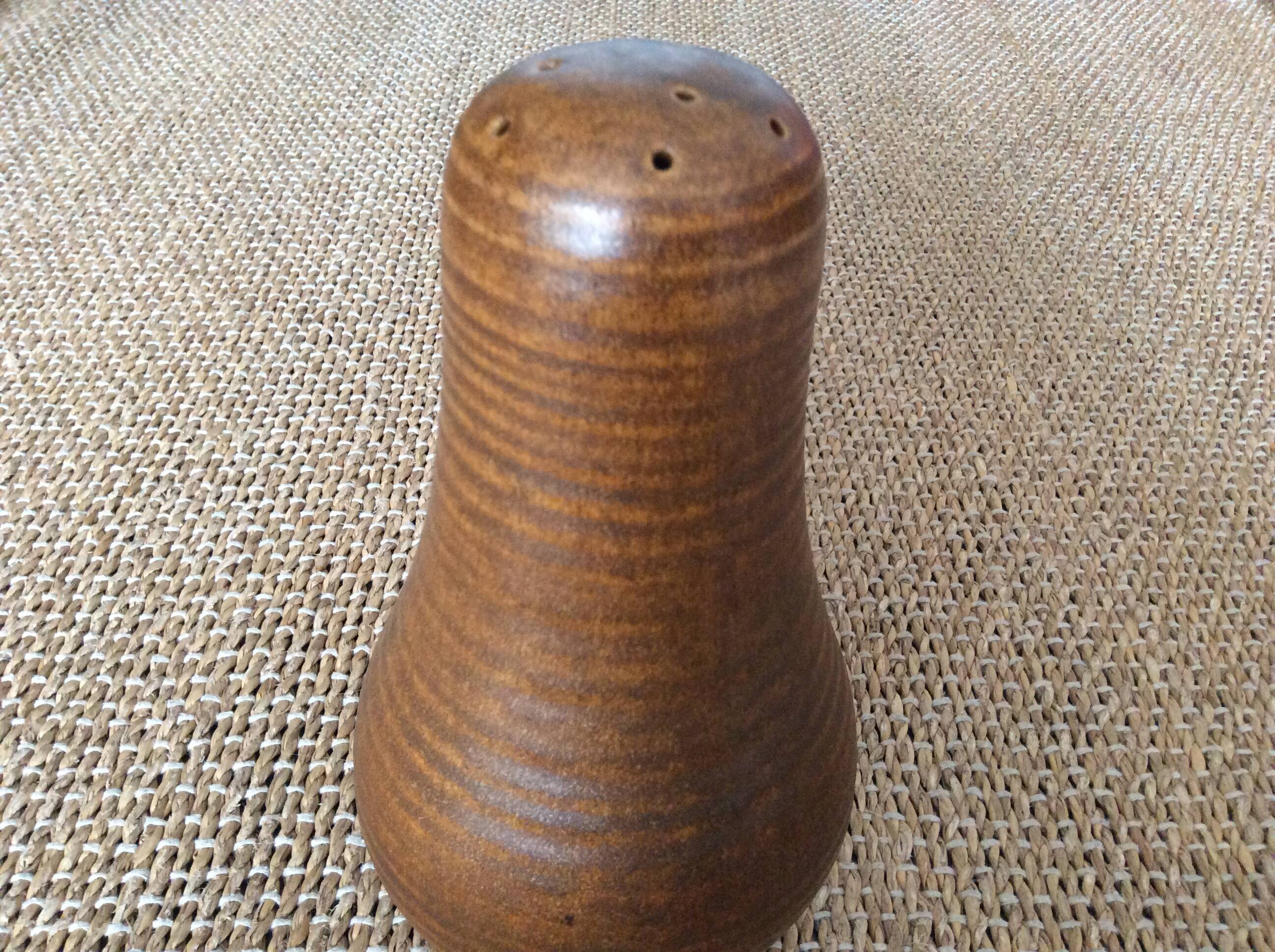 Stoneware sugar bowl