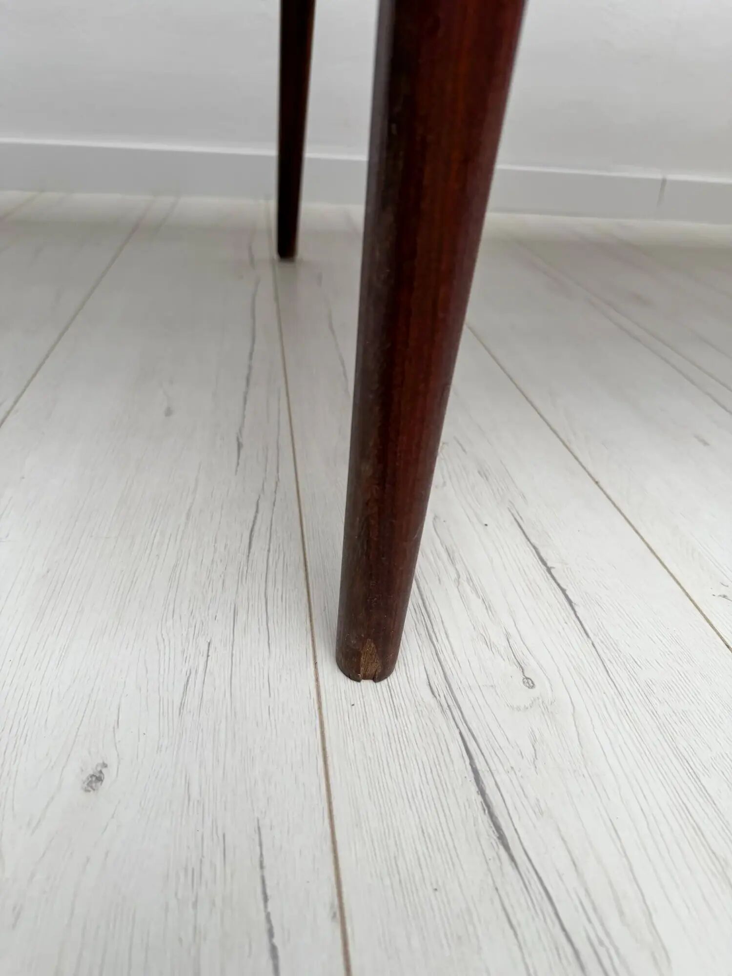1960s Scandinavian teak mid-century extendable dining table