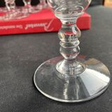 6 flûtes à champagne baccarat service clermont - xixème