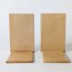 Pair of wooden bookends, Bauhaus style, 1950s
