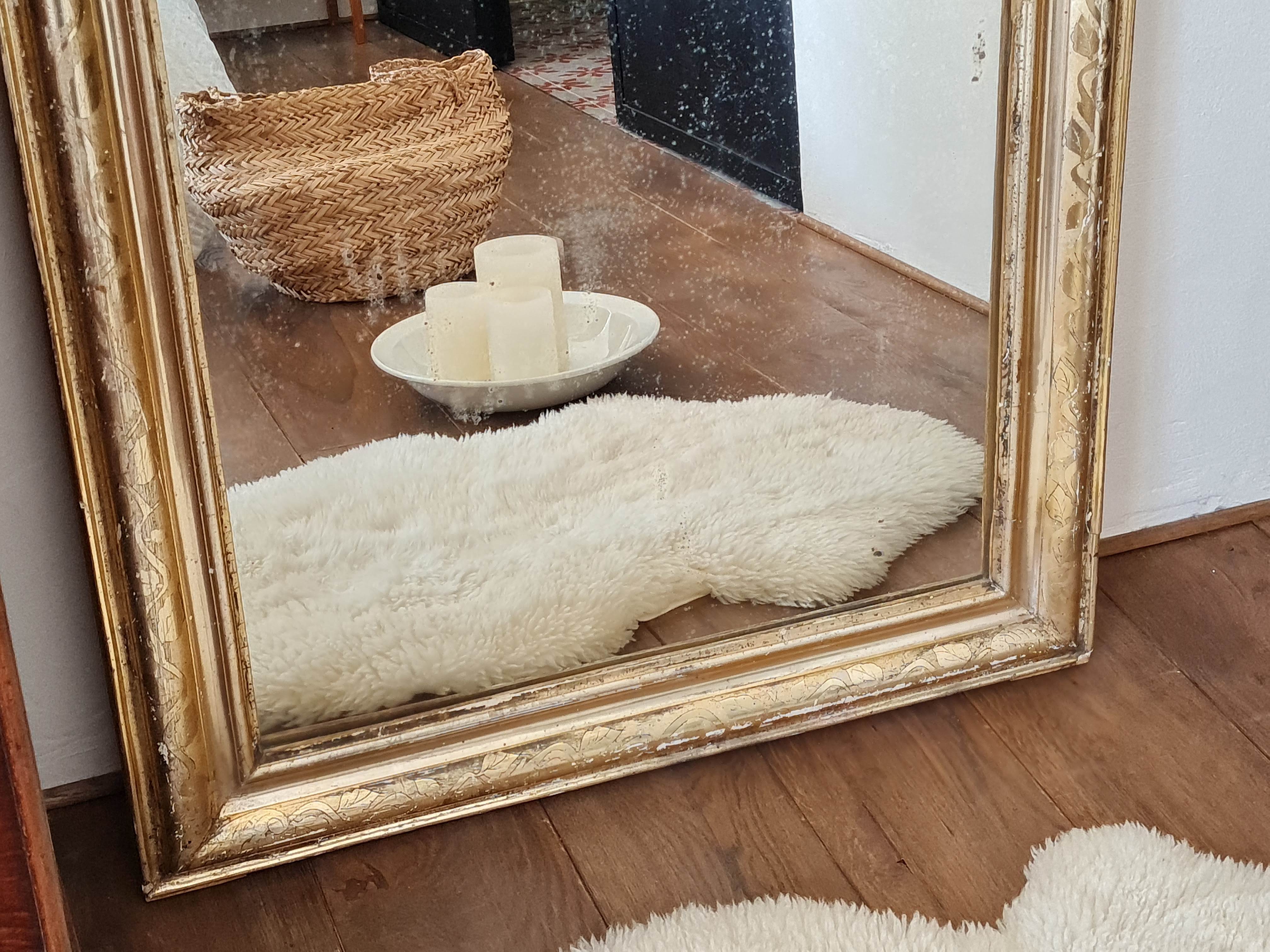 Mirror Louis Philippe former 109x 77